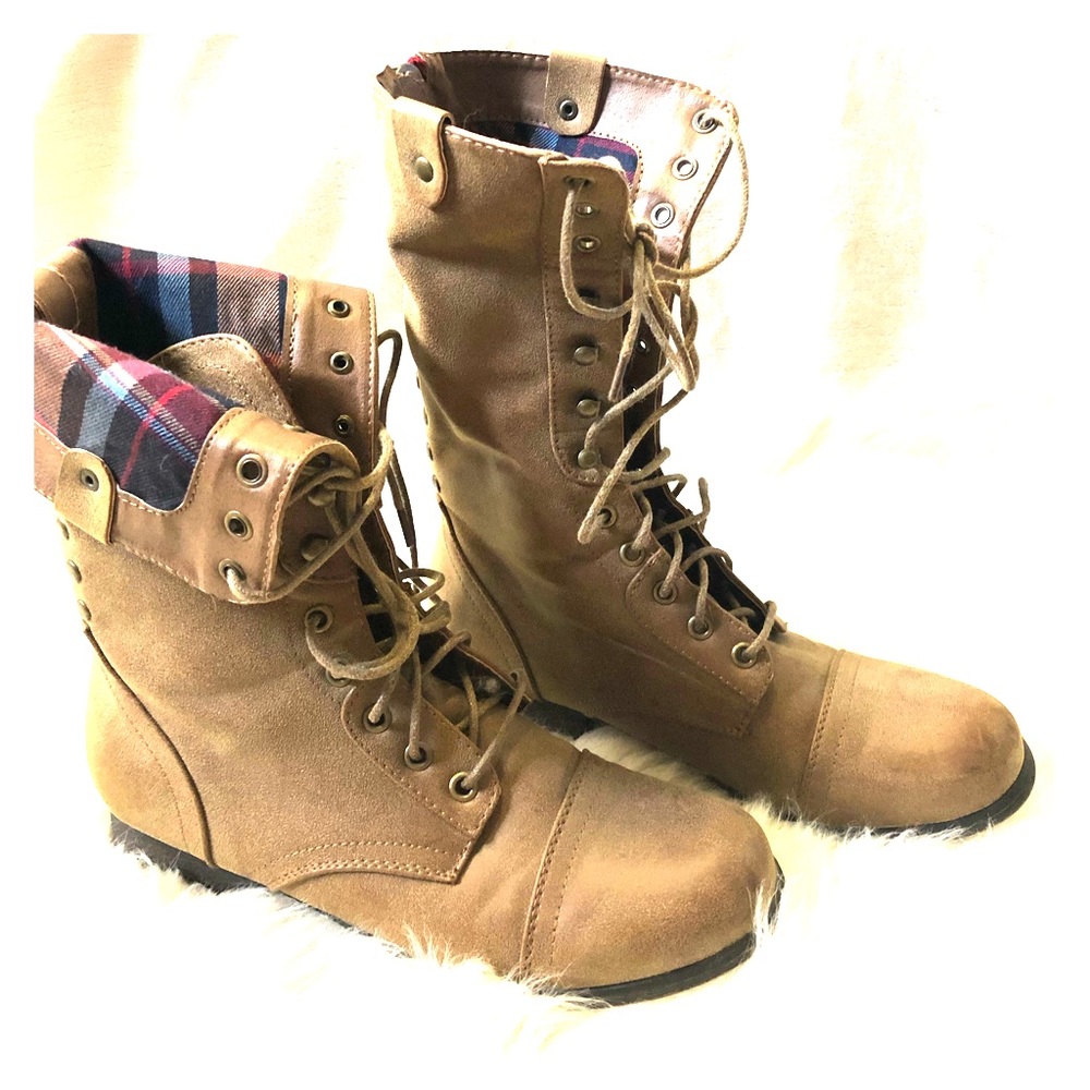 Madden Girl Combat Boots